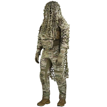 Маскировочный костюм М-Тас "Вільха" рип-стоп куртка + накидка мультикам размер XL-3XL