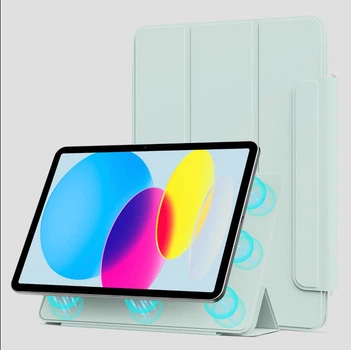 Магнитный чехол-книжка с фиксатором BBM1 Magnetic Case для iPad Air 4 2020/Air 5 2022 10,9"/Pro 11" 2018/Air 11" 2024(M2)/2025(M3)/2026(M4) Светло-зеленый