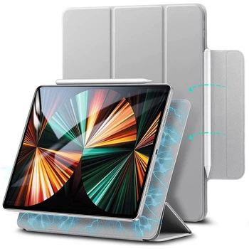 Магнітний чохол-книжка з фіксатором BBM1 Magnetic Case для iPad Pro 12.9" 2020/2021/2022/Air 13" 2024(M2)/2025(M3)/2026(M4) Сірий