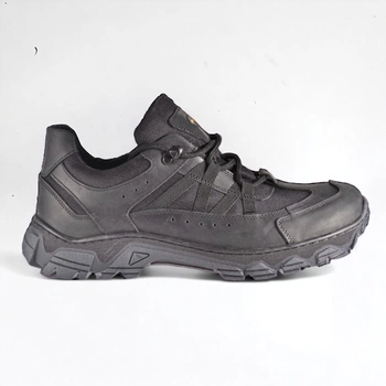 Літні Тактичні кросівки. Чорні. Натуральна шкіра. 37р (24см) BXLM-1042-37