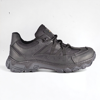 Літні Тактичні кросівки. Чорні. Натуральна шкіра. 39р (25,5см) BXLM-1042-39