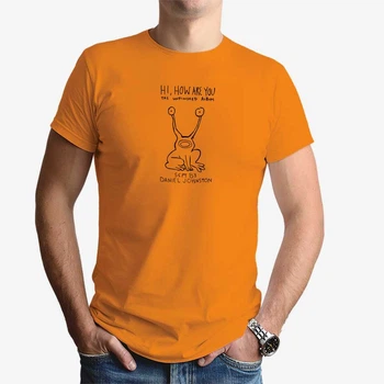 Футболка чоловіча JHK "Hi, how are you" 3XL Помаранчевий (MD-25-5603-29-22)