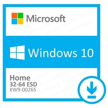 Операционная система Windows 10 Домашняя 32/64-bit на 1ПК (ESD – электронная лицензия) (KW9-00265)