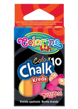 Набір крейди 10 шт. COLORINO Jumbo 5 кол. (33152PTR)