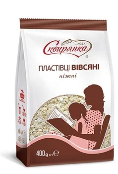 Пластівці вівсяні Дуже Ніжні Сквирянка 400 г х 12 шт