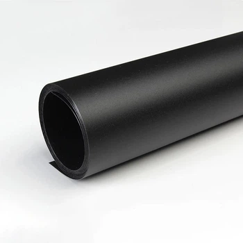 Чорний вініловий водонепроникний фотофон ПВХ 70×140 см, товщина 0,4 мм, Black