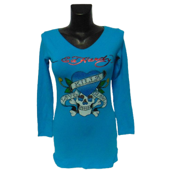 Туніка Ed Hardy M блакитна