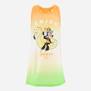 Дитячий літній сарафан для дівчинки Disney Minnie EX1097 104 см Світло-помаранчевий (3609086878175)