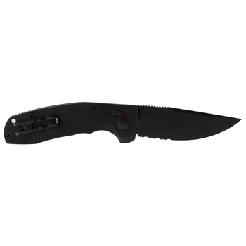 Розкладной нож SOG SOG-TAC AU, Black, Partially Serrated (SOG 15-38-02-57)