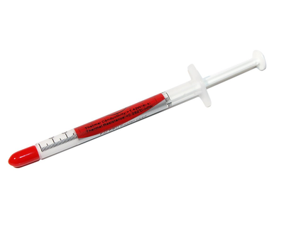 Паста термопроводная HY-410 0,5g, шприц, White