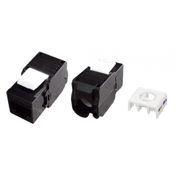Модульный разъём OK-net Кат.5e UTP (180°, toolless) черный (OK-KM101-5EUB)