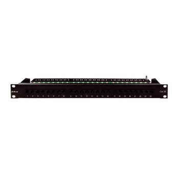 Патч-панель OK-net 24 порта Кат.5e UTP 90° (OK-PP102-5EU24)