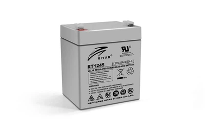 Акумуляторна батарея AGM RITAR RT1245, Gray Case, 12V 4.5 Ah ( 90 х 70 х 101 (107) ) Q10