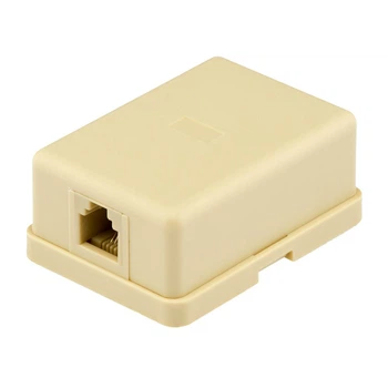Розетка RITAR UTP 6P4C RJ12 1 Белая Q50