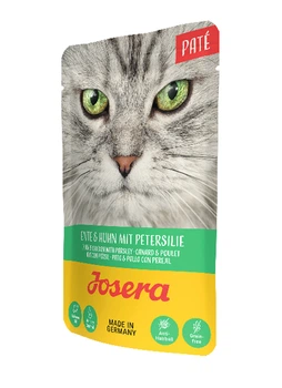 Влажный корм Josera Paté Ente und Huhn mit Petersilie для кошек, утка и курица с петрушкой (паштет) 85 г