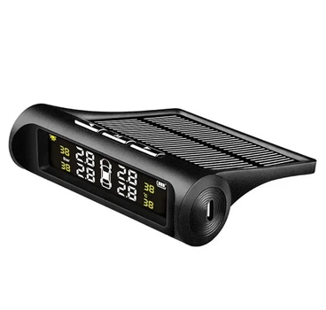 Датчики тиску в шинах автомобіля TPMS із сонячною панеллю Solar на 4 бездротові датчики тиску та температури