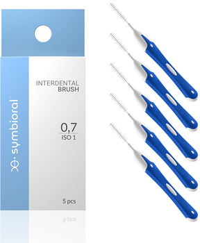 Szczoteczki międzyzębowe Symbioral Interdental Brush ISO 1 0.7 mm 5 szt (5908239791223)