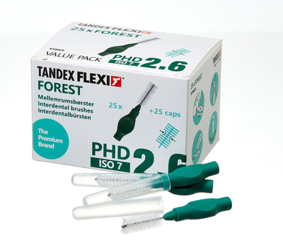 Szczoteczki międzyzębowe Tandex Flexi 0.35 mm 25 szt (5902205591114)