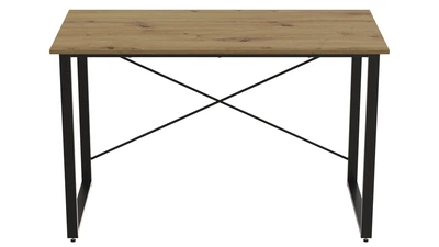 Комп'ютерний стіл Ferrum-decor Дейв 75x140x70 чорний ДСП Дуб Артізан 16мм (DEY2156)