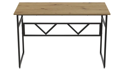 Компьютерный стол Ferrum-decor Раян 75x140x60 черный ДСП Дуб Артизан 16мм (RAY2184)