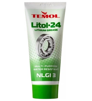 Мастило пластичне літієве TEMOL LITOL-24 (100 мл, NLGI 3) паста багатоцільова (41063)