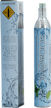 Газовый баллон CO2 SODA@HOME 425г для сифонов/аппаратов для газирования СО2