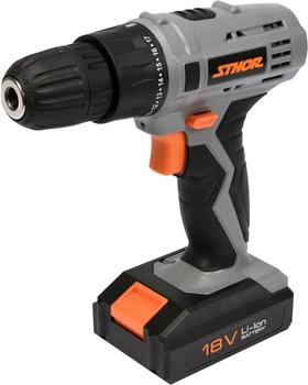 Wiertarko-wkrętarka akumulatorowa STHOR 18 V 17 Nm 1.3 Ah (78983_sth)