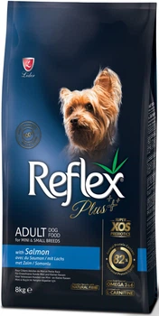 Reflex Plus сухий корм для собак малих порід з лососем 8 кг