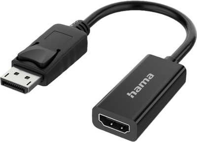Adapter Hama DisplayPort - HDMI M/F Black (4047443437372)