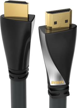 Kabel Avinity HDMI - HDMI gold-plated M/M 2 m Black (4047443298089)