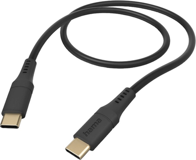 Kabel Hama USB Type-C - USB Type-C M/M 1 m Black (4047443486813)