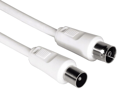 Kabel antenowy Hama Koaksjalny-N - Koaksjalny-N M/F 75DB 10 m White (4047443432452)