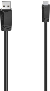 Kabel Hama USB 3.0 Type A - USB Type B M/M 1.5 m Black (4047443443809)