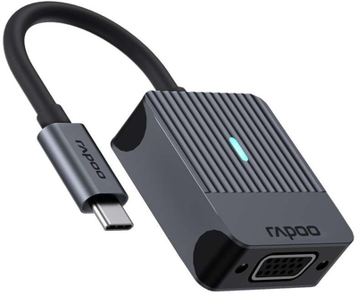 Adapter Rapoo UCA-1003 USB Type-C - VGA M/F Black (6940056114051)