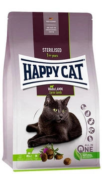 Happy Cat Sterilised Weide Lamm - Сухой корм для взрослых стерилизованных кошек со вкусом ягненка, 10 кг