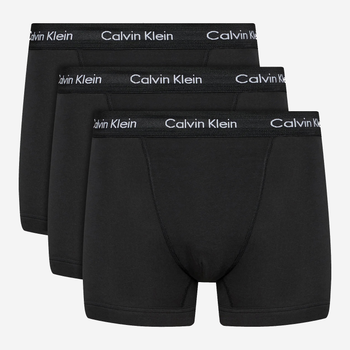 Zestaw majtek bokserek męskich bawełnianych Calvin Klein Underwear 0000U2662G-XWB S 3 szt. Czarny (8719114322497)