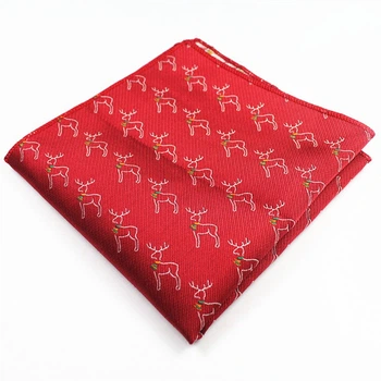 Платок Bow Tie House новогодний Red Deer 09839