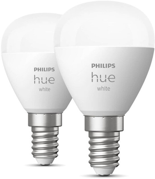 Zestaw żarówek LED Philips Hue E14 5.7W 2 szt White (8719514356771)