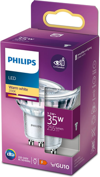 Світлодіодна лампа Philips Classic GU10 3.5W Warm White (8718699774158)