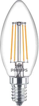 Zestaw żarówek LED Philips Classic B35 E14 4.3W 6 szt Warm White (8718696775035)