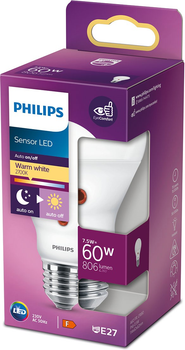 Żarówka LED Philips Sensor LED A60 E27 7.5W Warm White (8718699782696)