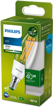 Żarówka LED Philips UltraEfficient B35 E14 2.3W White (8719514435759)