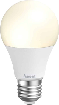 Світлодіодна лампа Hama Wifi E27 10W RGB+CCT Multi-Colour (4047443468888)