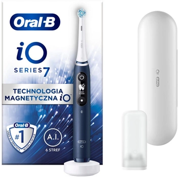 Szczoteczka elektryczna do zębów Oral-B iO Series 7 Sapphire blue + TC (4210201409434)