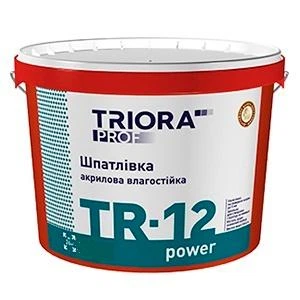 Шпаклівка вологостійка акрилова TRIORA NEW 1,5кг