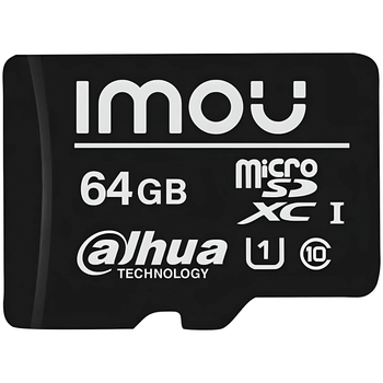 Карта памяти Dahua Technology microSDXC 64GB (UHS-I U1) W-25 MB/s, R-95 MB/s Class 10 V10 (ST2-64-S1)