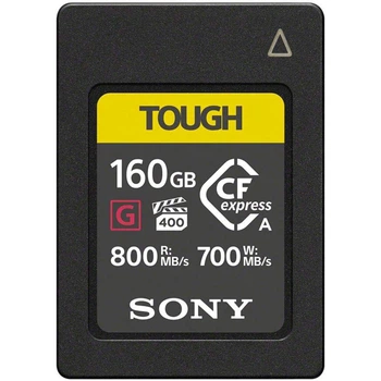 Карта пам'яті Sony CFexpress Type A 160GB (UHS-II U3) W-700 MB/s, R-800 MB/s Class 10 (CEAG160T.SYM)