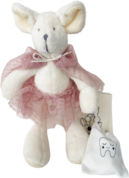 М'яка іграшка Manufaktura Misia Tooth Fairy Мишка Рожева 18 см (5905515270069)
