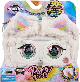 Purse Pets Llamalush (Series 1) - Сумочка для животных и интерактивный питомец Лама (6062238) - Игровой набор Spin Master