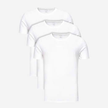 Zestaw koszulek bawełnianych męskich Calvin Klein Underwear 000NB4011E-100 S 3 szt. Biały (8719853080702)